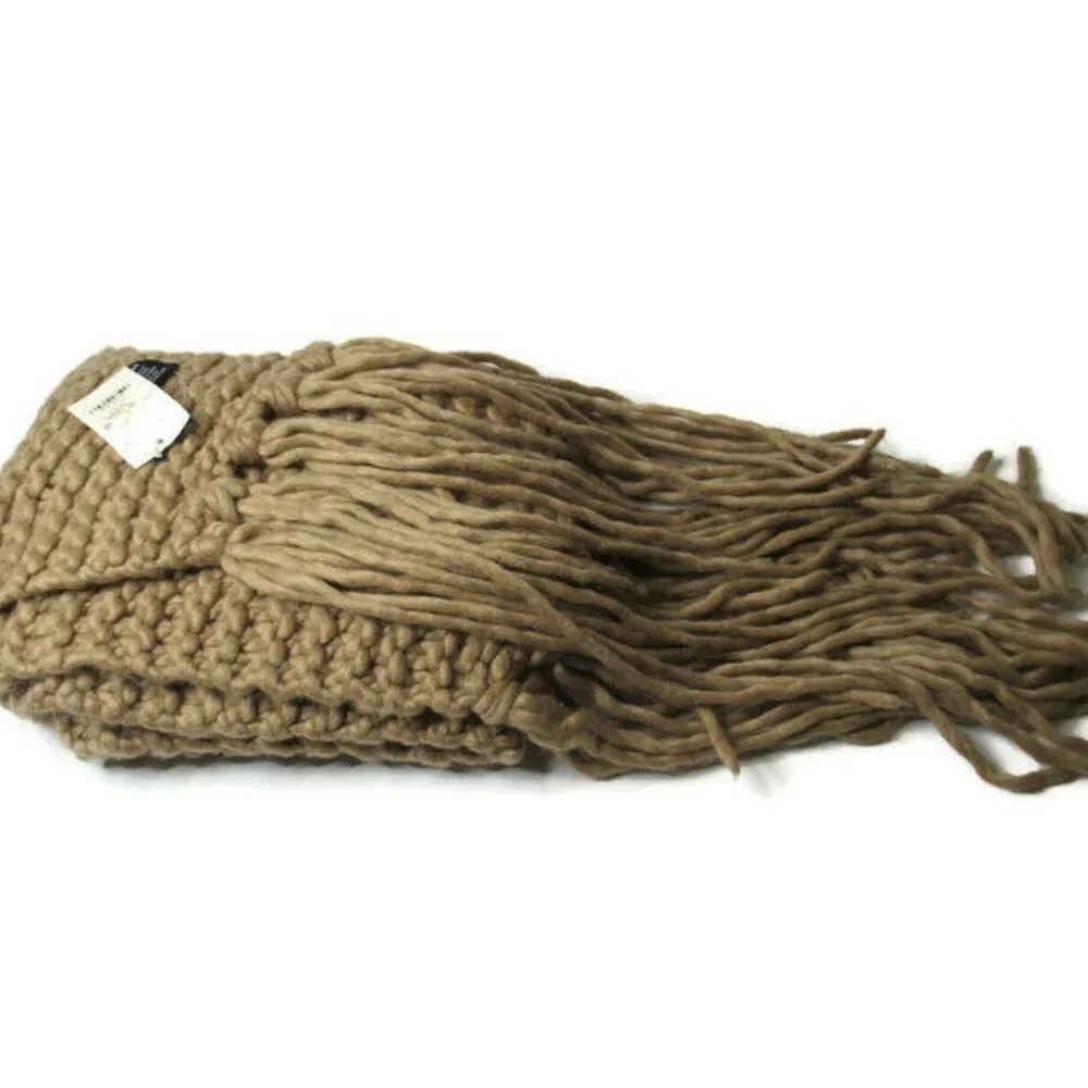 Unisex Express Scarf Long Tassel Acrylic Wool